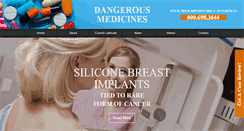 Desktop Screenshot of dangerous-medicines.com